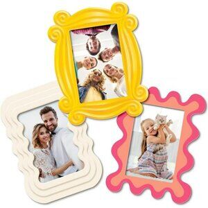 Magnetic photo frames 4x6 set of 3 fridge picture frame magnets for refrigerator
